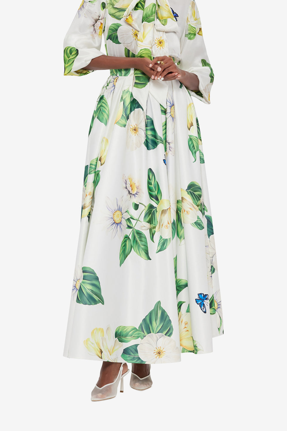 Reinette Skirt - Joie Print in Snow