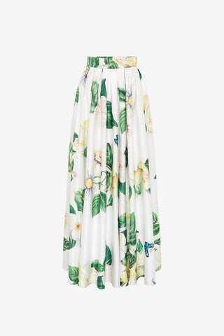 Exclusive LEO LIN Reinette Skirt - Joie Print in Snow