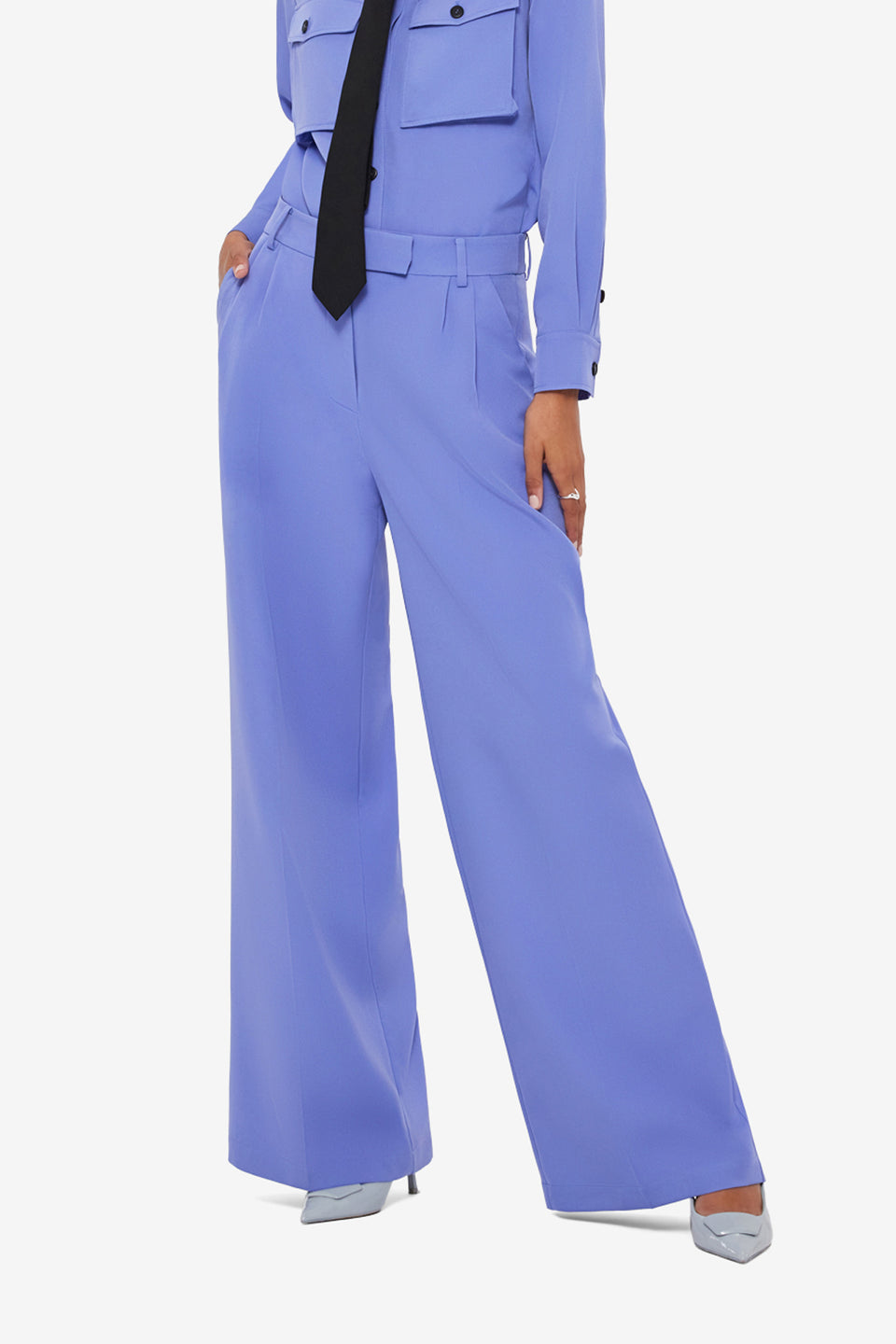 Elisha Wide Leg Pants - Moonlight