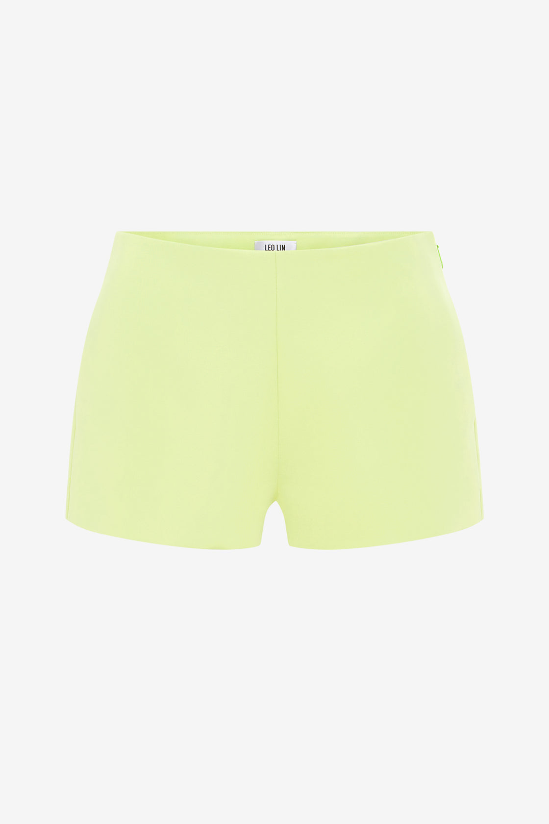 Exclusive LEO LIN Olivianne Shorts - Chartreuse