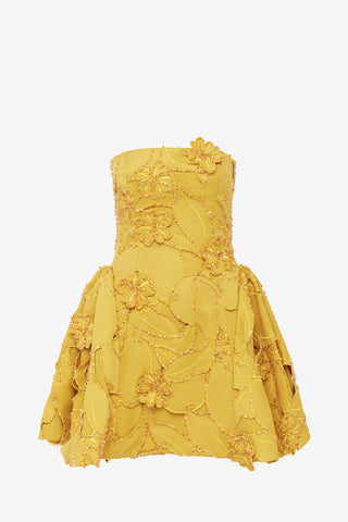 Lena Embellished Bustier Mini Dress - Opulence Dress Mini