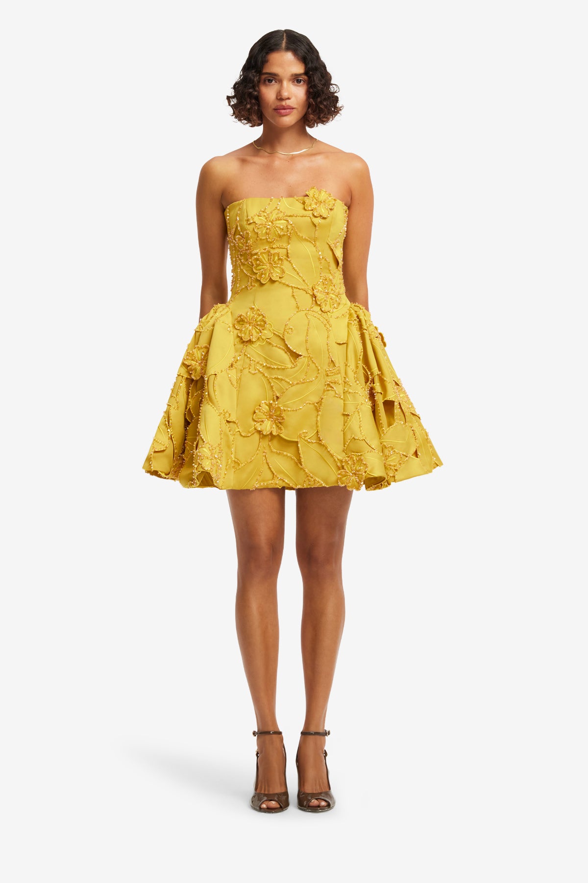 Lena Embellished Bustier Mini Dress - Opulence – LEO LIN
