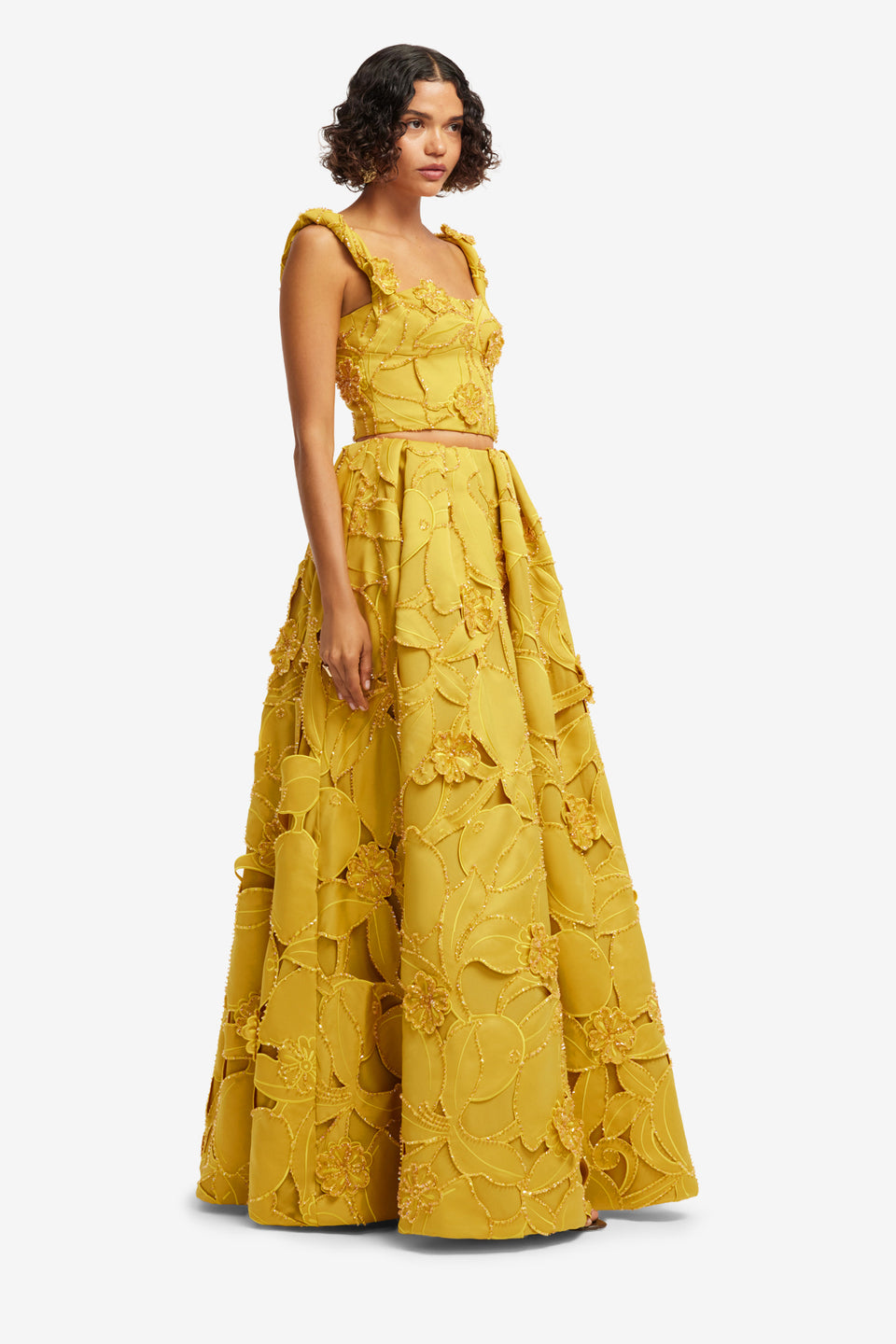 Victoria Embellished Puff Maxi Skirt - Opulence Skirts