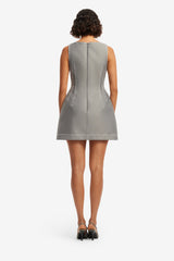 Ali Mini Dress - Steel Dress Mini