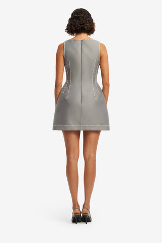 Ali Mini Dress - Steel Dress Mini