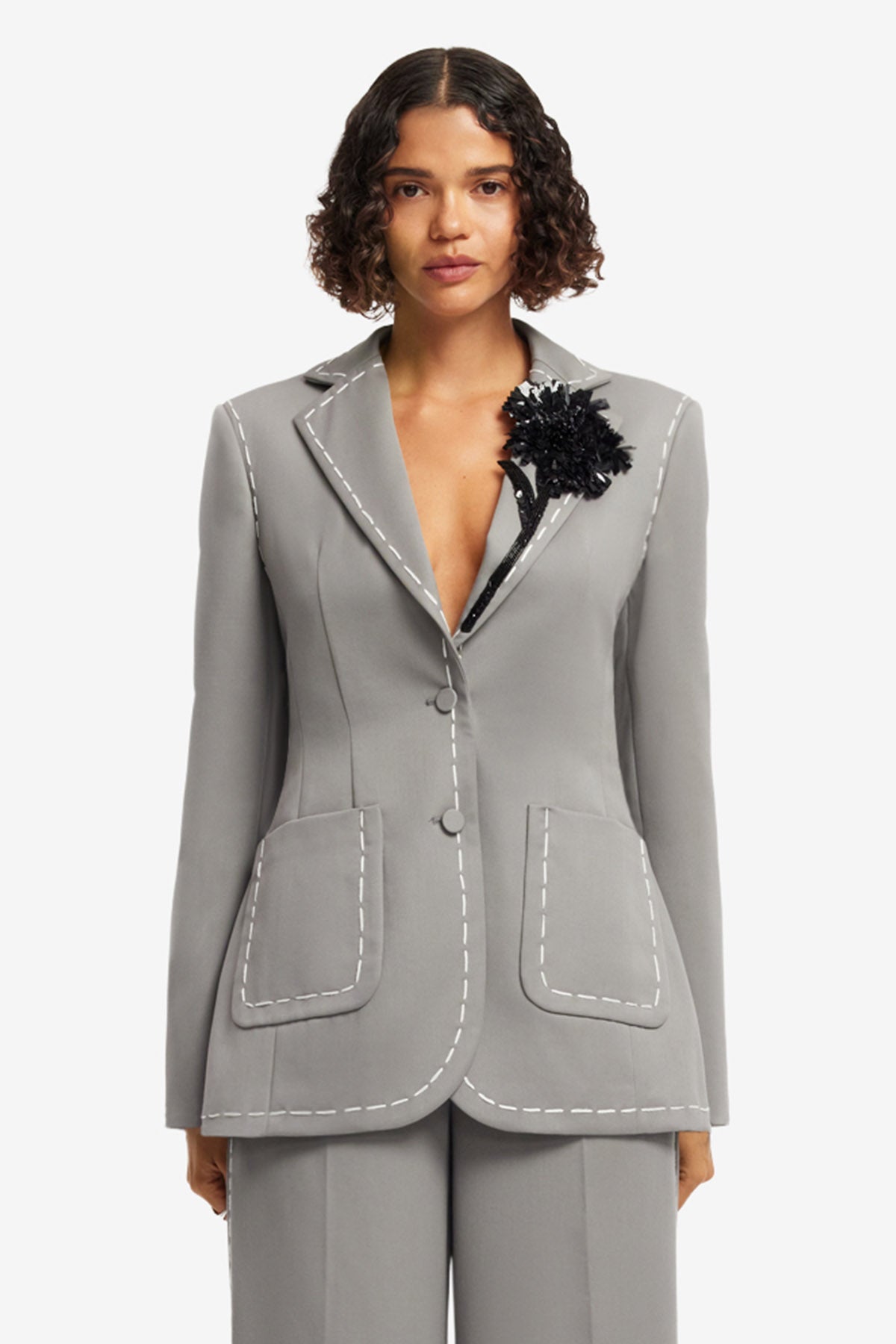 Jillian Blazer - Steel – LEO LIN