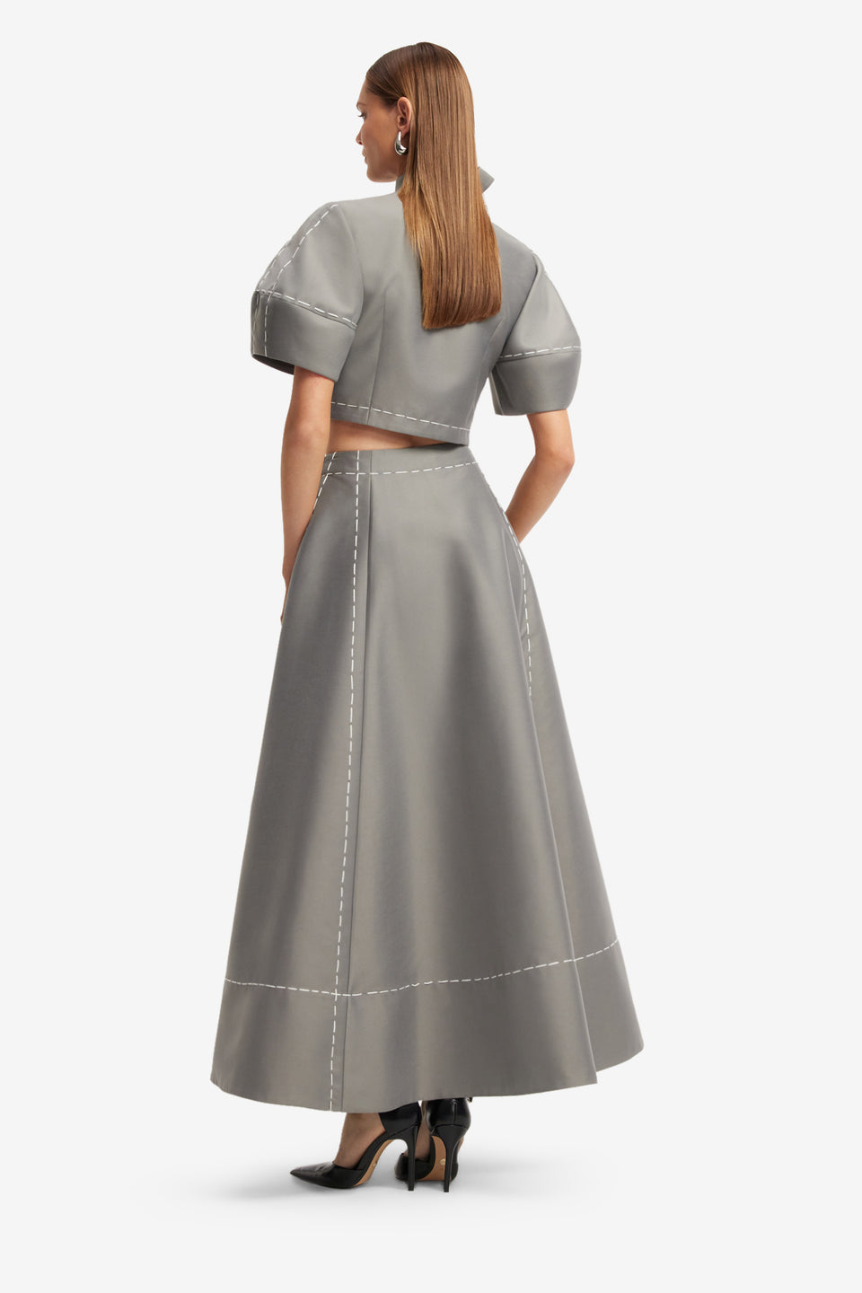 Elina Maxi Skirt - Steel Skirts