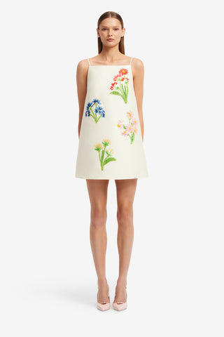 Exclusive LEO LIN Leia Wool Mini Dress - Wildflower