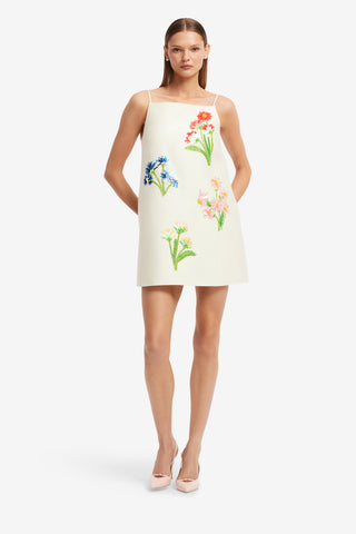 Exclusive LEO LIN Leia Wool Mini Dress - Wildflower
