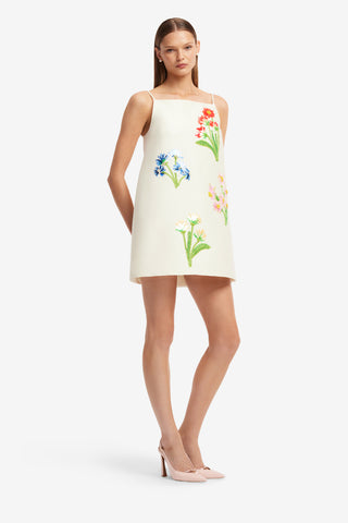 Exclusive LEO LIN Leia Wool Mini Dress - Wildflower