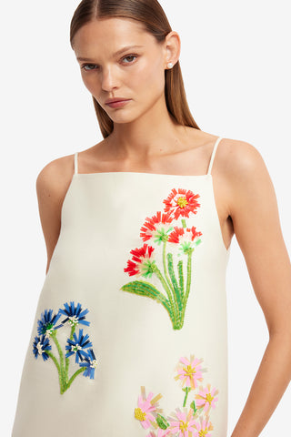 Exclusive LEO LIN Leia Wool Mini Dress - Wildflower