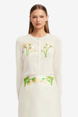 Claire Embellished Knit Cardigan - Wildflower Tops
