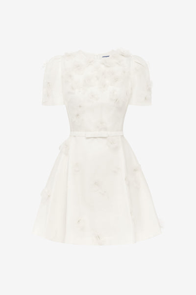 Elyse Petal Short Sleeve Mini Dress