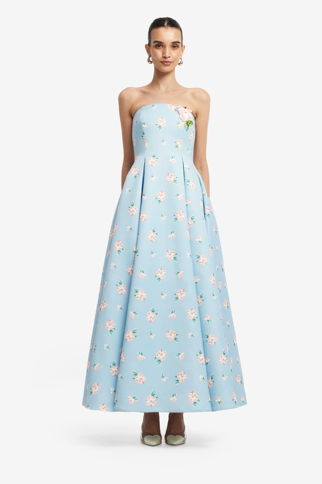 lenora bustier maxi dress Nora Bustier Maxi Dress
