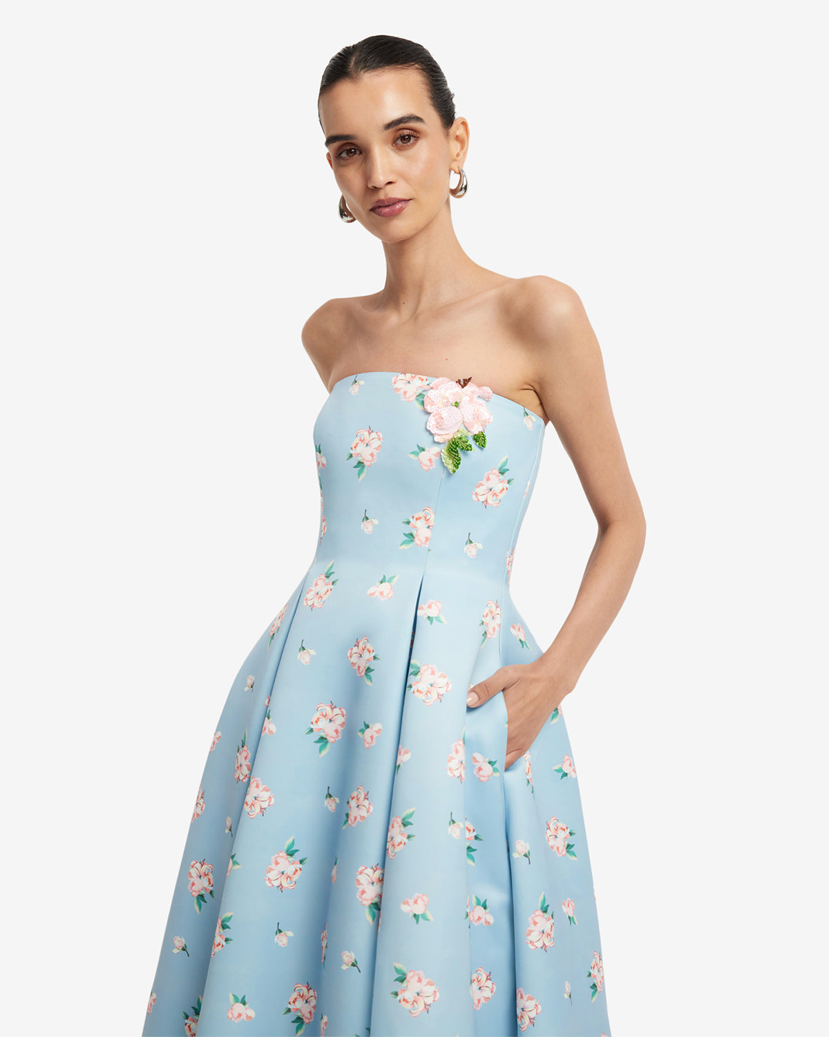 lenora bustier maxi dress Nora Bustier Maxi Dress