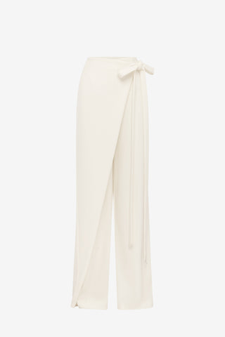 Exclusive LEO LIN Felicity Wrap Pants - Snow