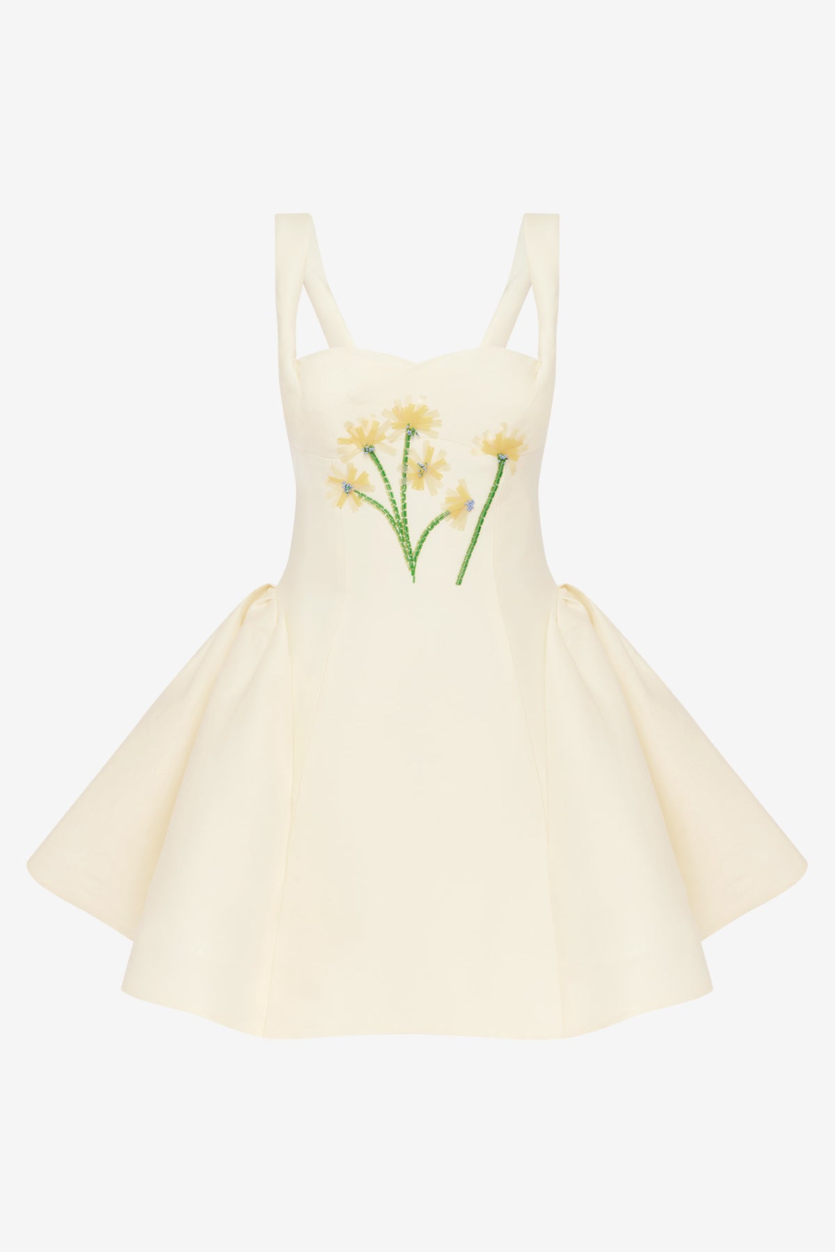 Exclusive LEO LIN Ariel Embellished Wool Mini Dress - Wildflower