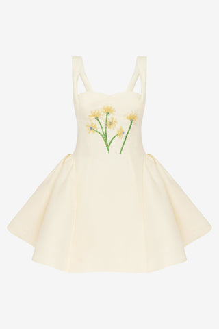 Ariel Embellished Wool Mini Dress - Wildflower Dress Mini