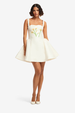 Ariel Embellished Wool Mini Dress - Wildflower Dress Mini