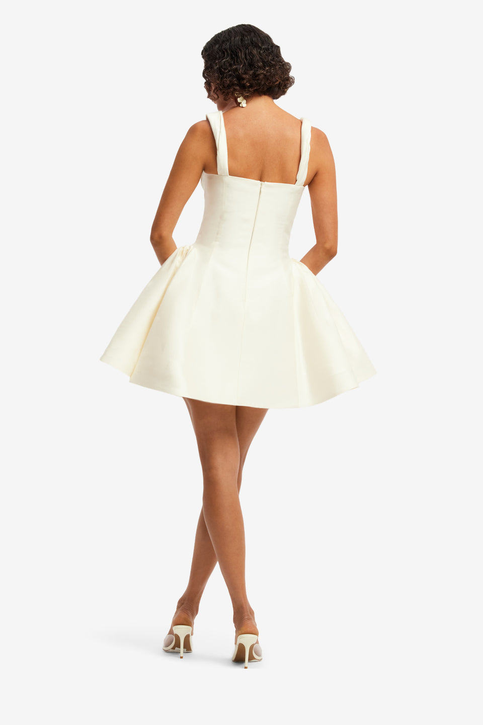 Exclusive LEO LIN Ariel Embellished Wool Mini Dress - Wildflower