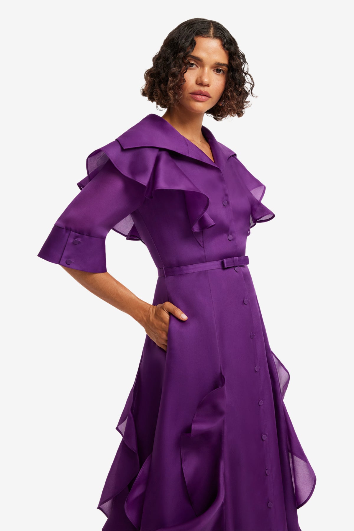 Isabella Silk Gown - Eminence – LEO LIN