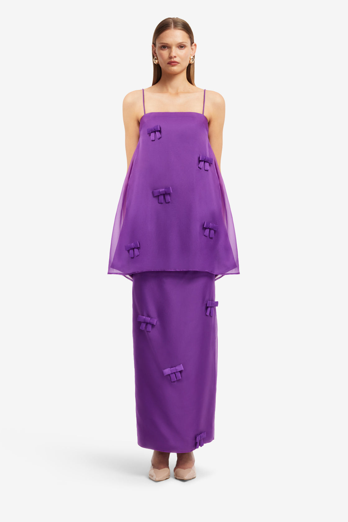 Jing Bow Maxi Skirt - Eminence Skirts