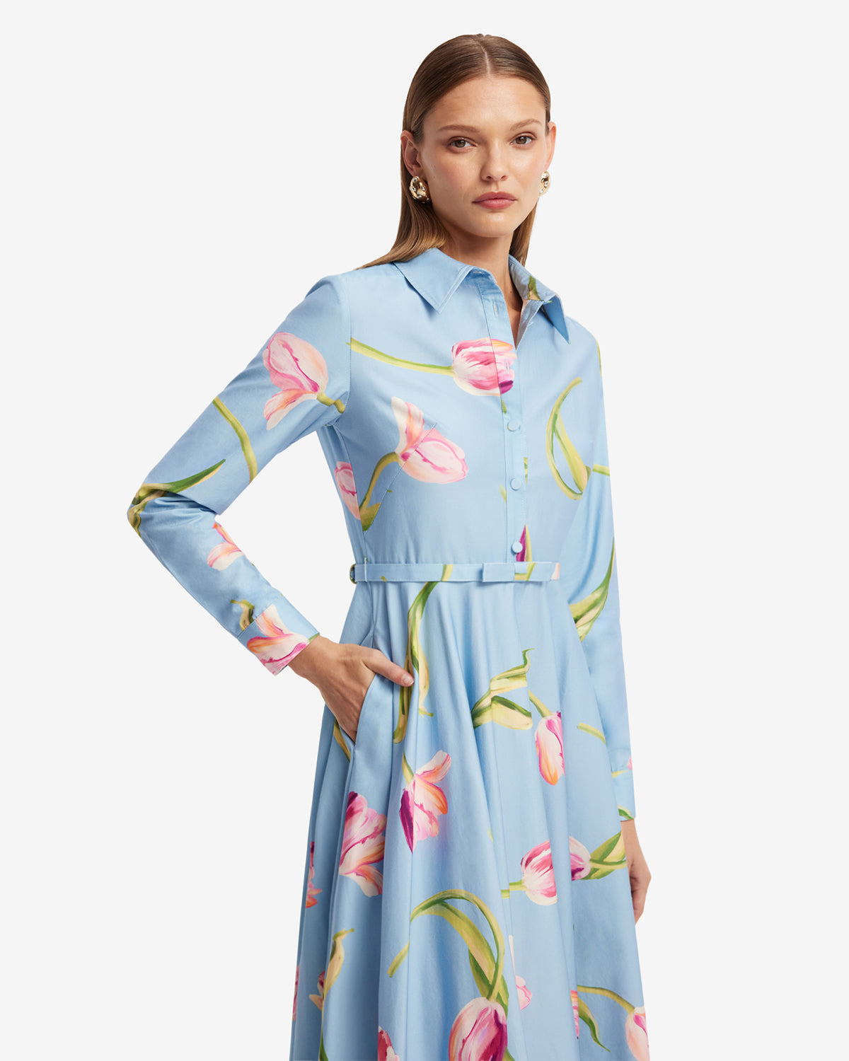 leo lin zara shirt midi dress LEO LIN - Zara Shirt Midi Dress