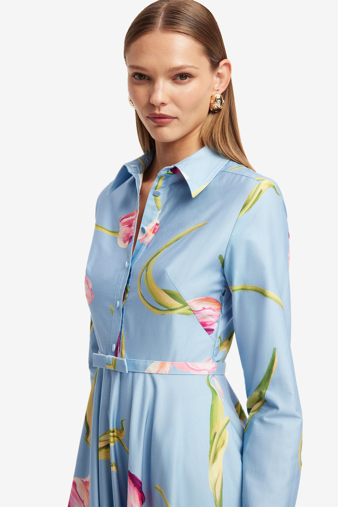 Zara Shirt Midi Dress