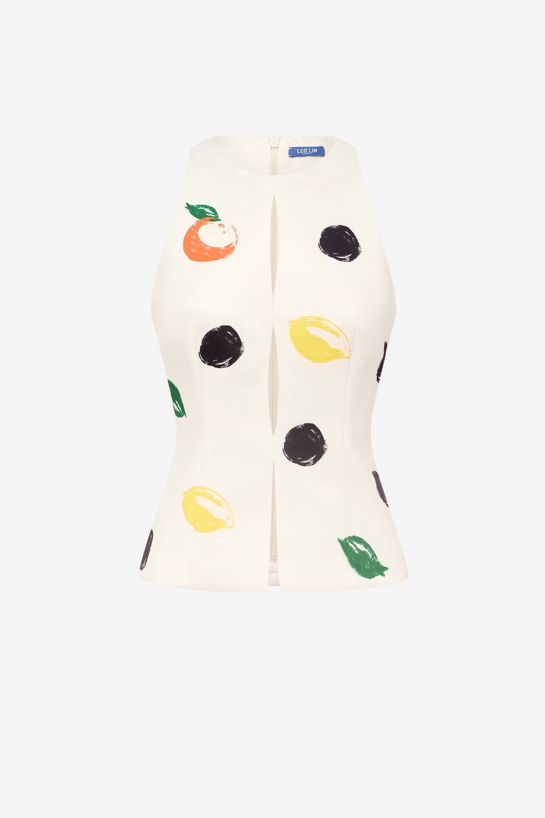 Exclusive LEO LIN Amelia Top - Citrus Spots