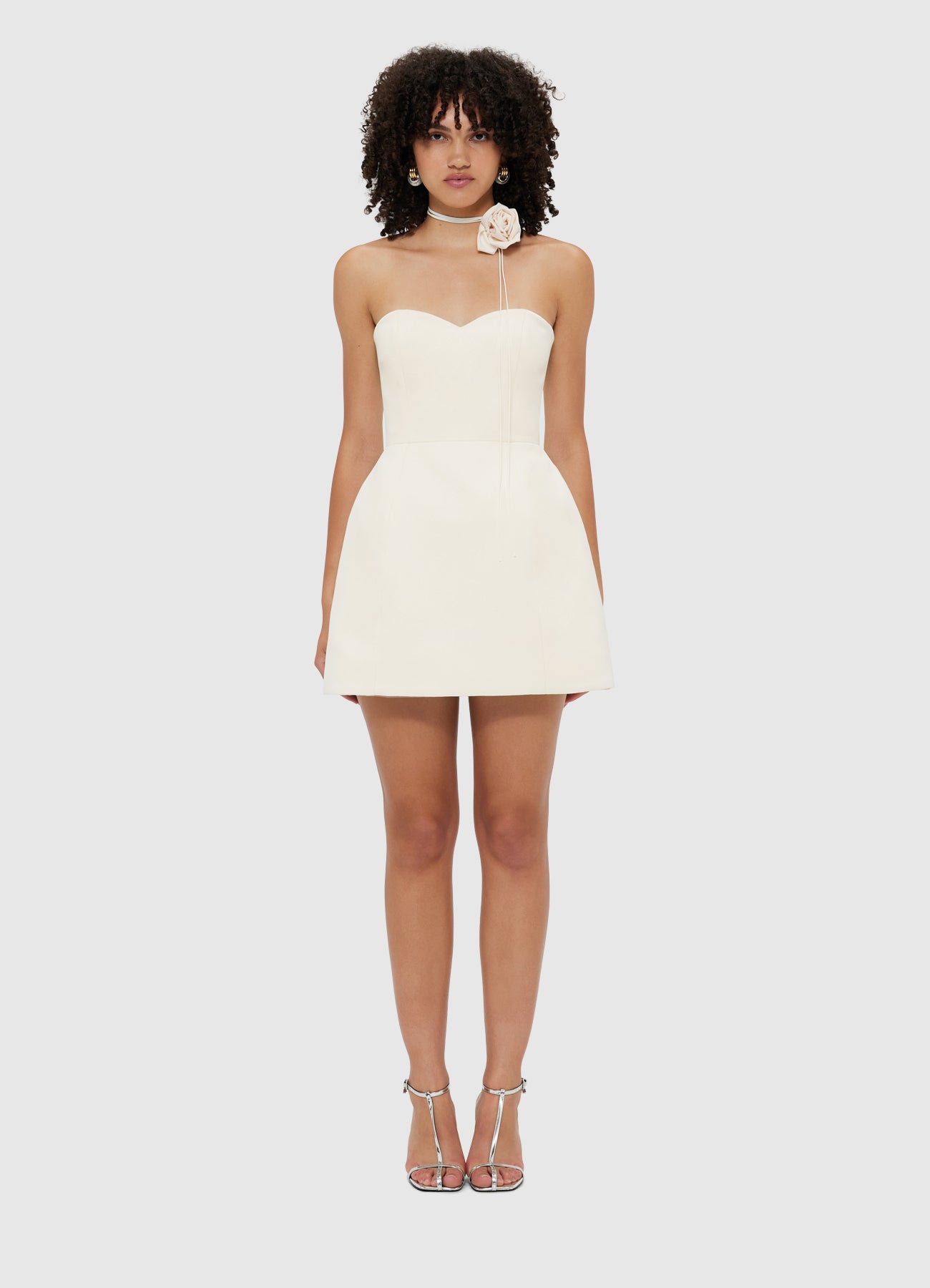 Rosalie Bustier Mini Dress - Vanilla – LEO LIN Rosalie Bustier Mini Dress - Vanilla – LEO LIN