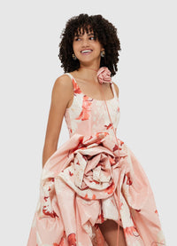 Exclusive Leo Lin Illiana Rose Gown - Peony Print