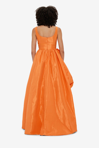 Exclusive Leo Lin Illiana Rose Gown - Tangerine