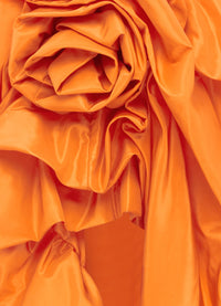 Exclusive Leo Lin Illiana Rose Gown - Tangerine