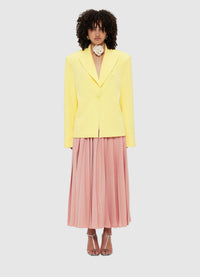 Exclusive Leo Lin Jovanna Blazer - Sorbet Yellow