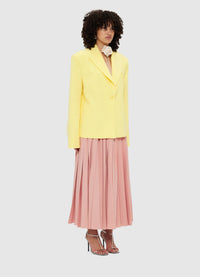 Exclusive Leo Lin Jovanna Blazer - Sorbet Yellow