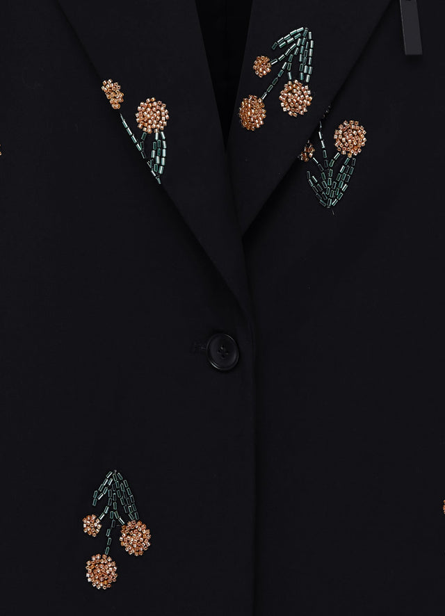 Exclusive Leo Lin Jovanna Embellished Blazer - Wildflower Beading