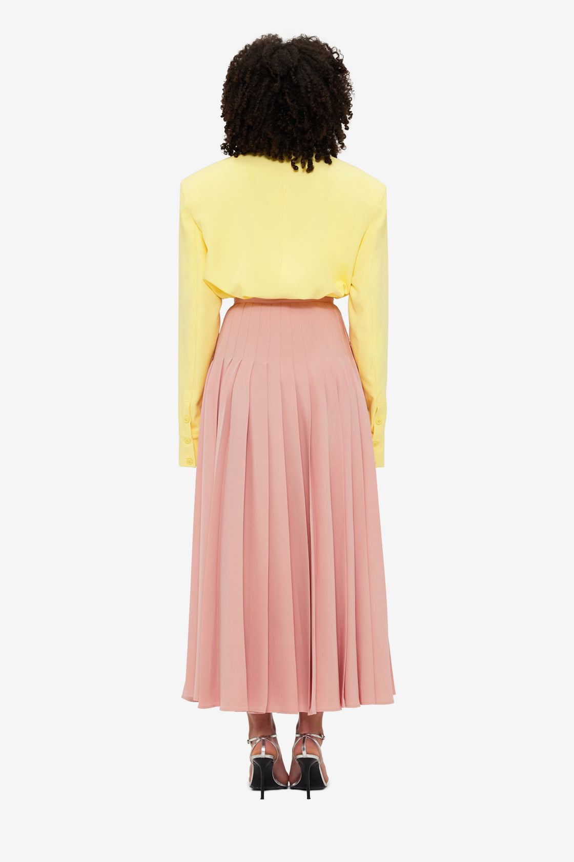 Exclusive LEO LIN Tori Pleated Maxi Skirt