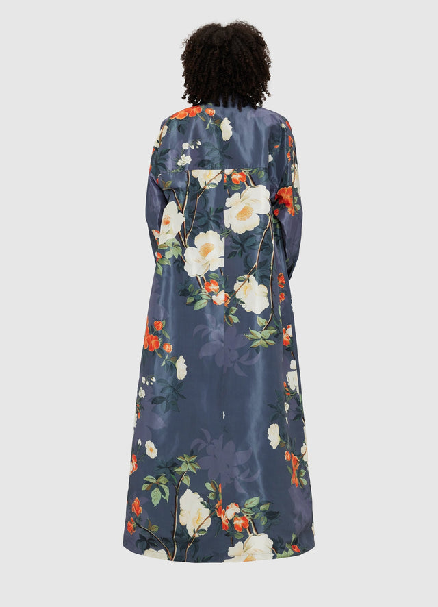 Exclusive Leo Lin Madeline Coat Dress - Pear Blossom Print