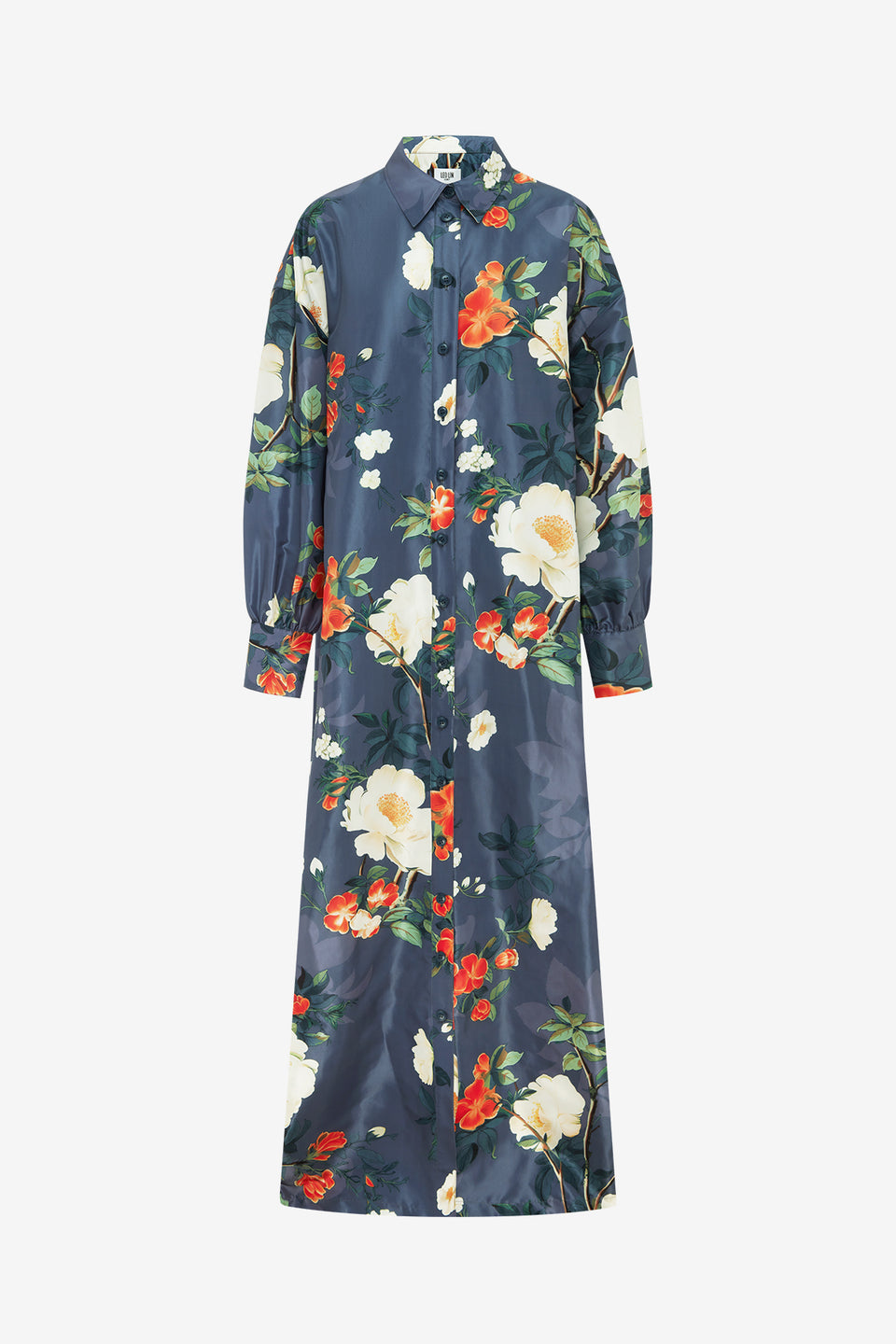 Exclusive Leo Lin Madeline Coat Dress - Pear Blossom Print