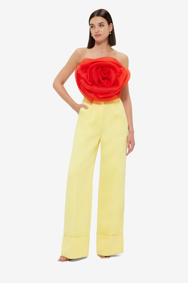 Exclusive LEO LIN Bloom Rose Bustier