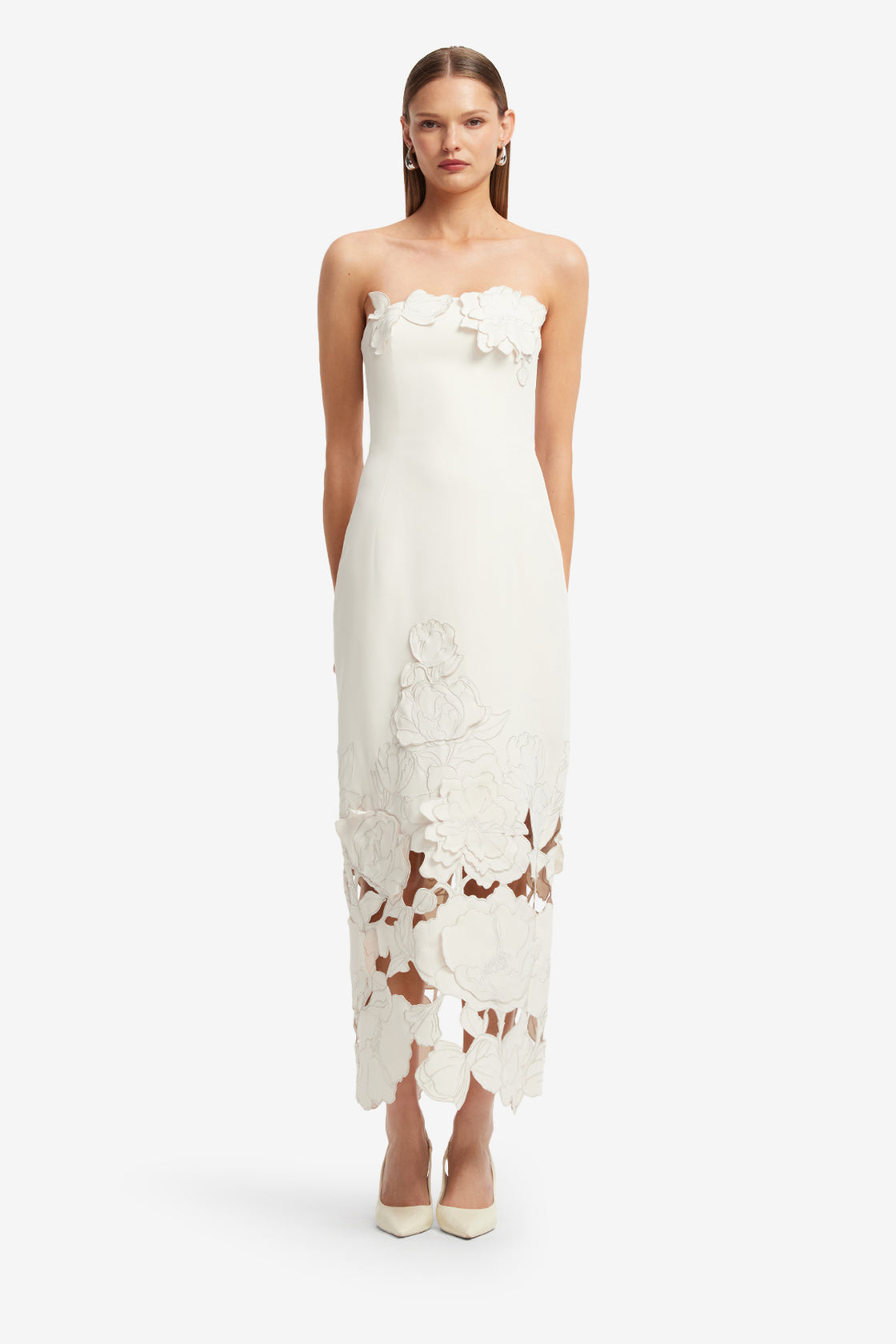 Rayna Appliqué Bustier Maxi Dress Rayna Appliqué Bustier Maxi Dress