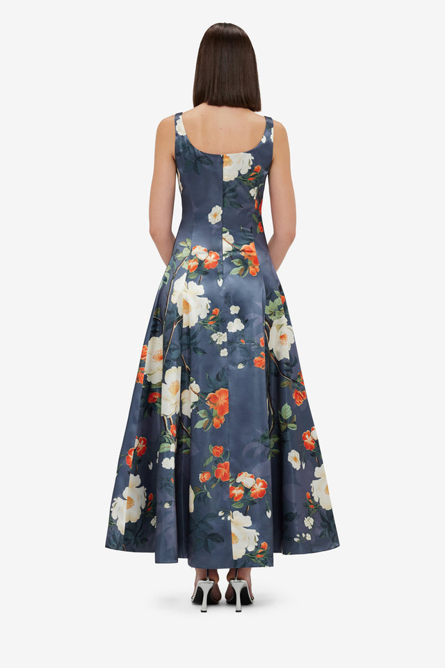 Exclusive LEO LIN Charlotte Maxi Dress - Pear Blossom Print