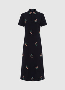 Nadene Embellished  Shirt Midi Dress - Wildflower Beading