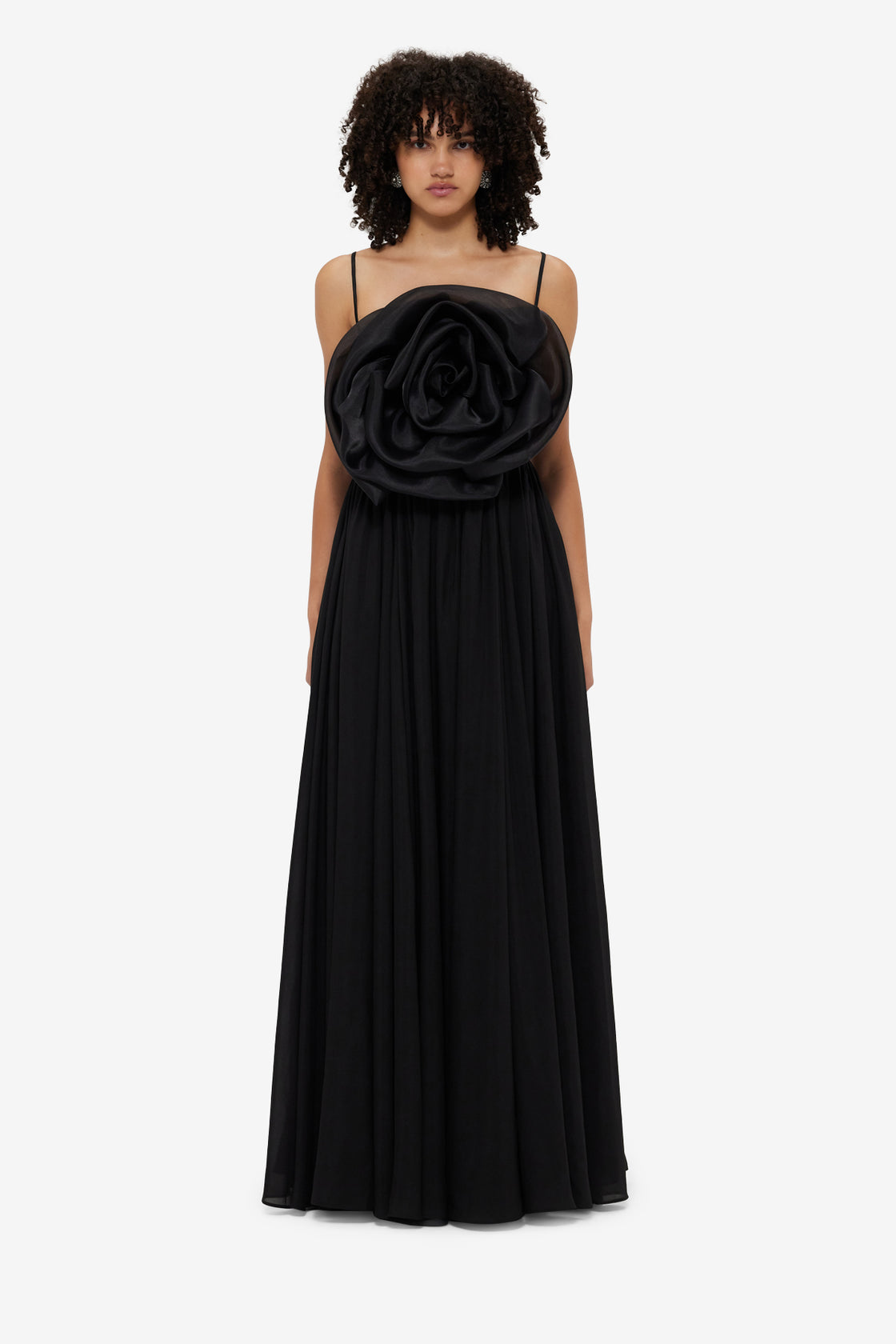 Exclusive LEO LIN Bloom Rose Maxi Dress