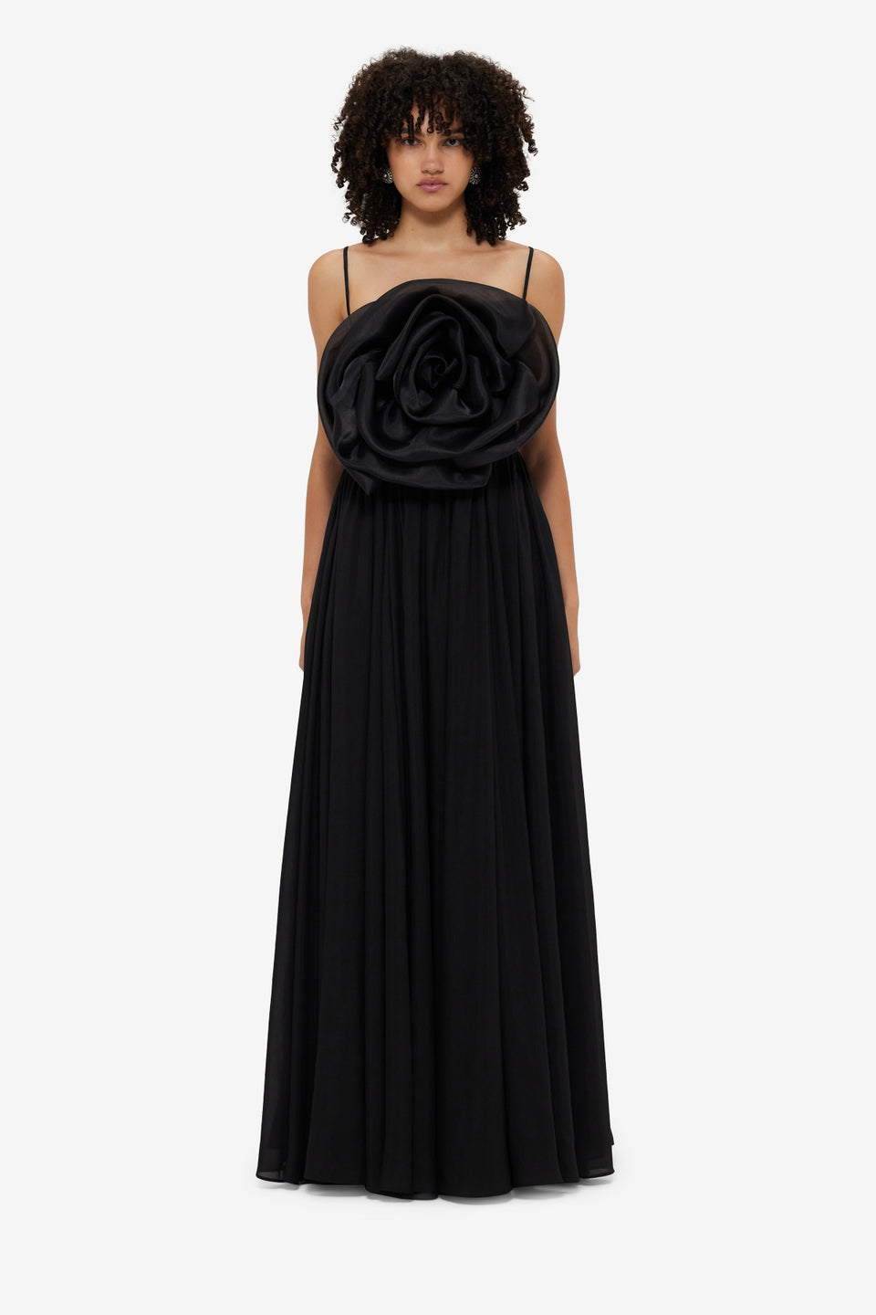 Exclusive LEO LIN Bloom Rose Maxi Dress