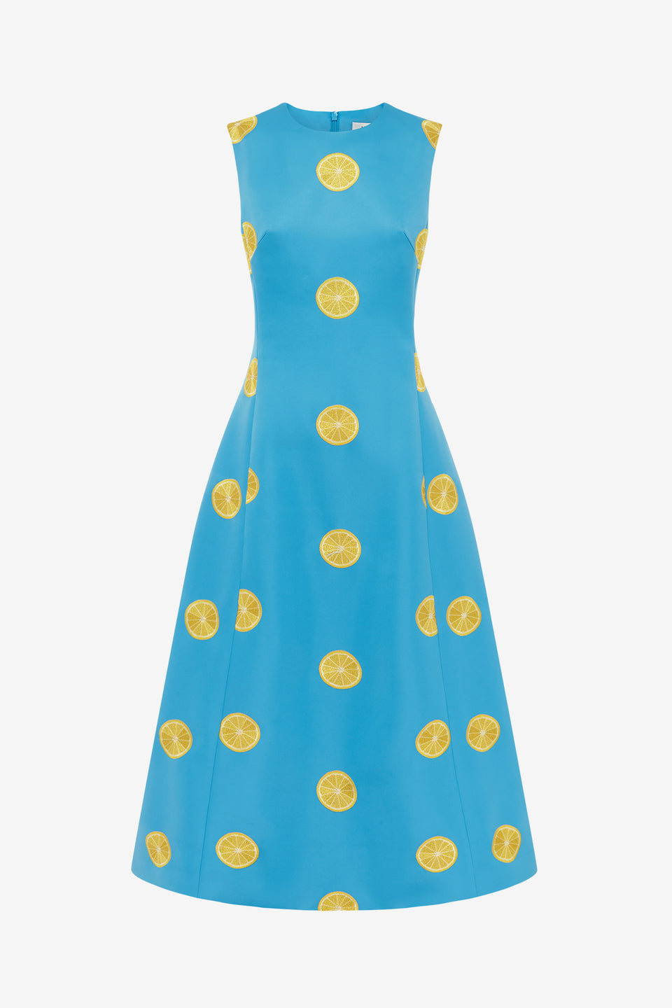 Exclusive LEO LIN Cleo Embroidered Sleeveless Midi Dress