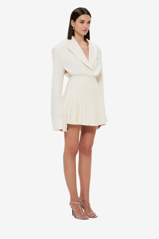 Exclusive LEO LIN Willa Pleated Mini Skirt