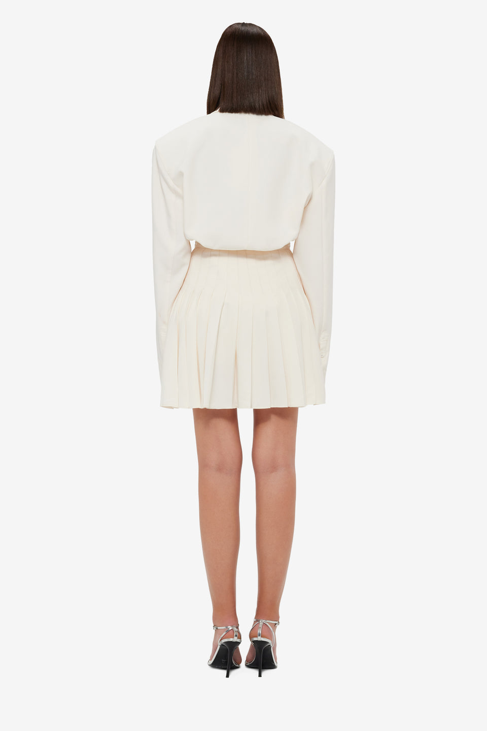 Exclusive LEO LIN Willa Pleated Mini Skirt