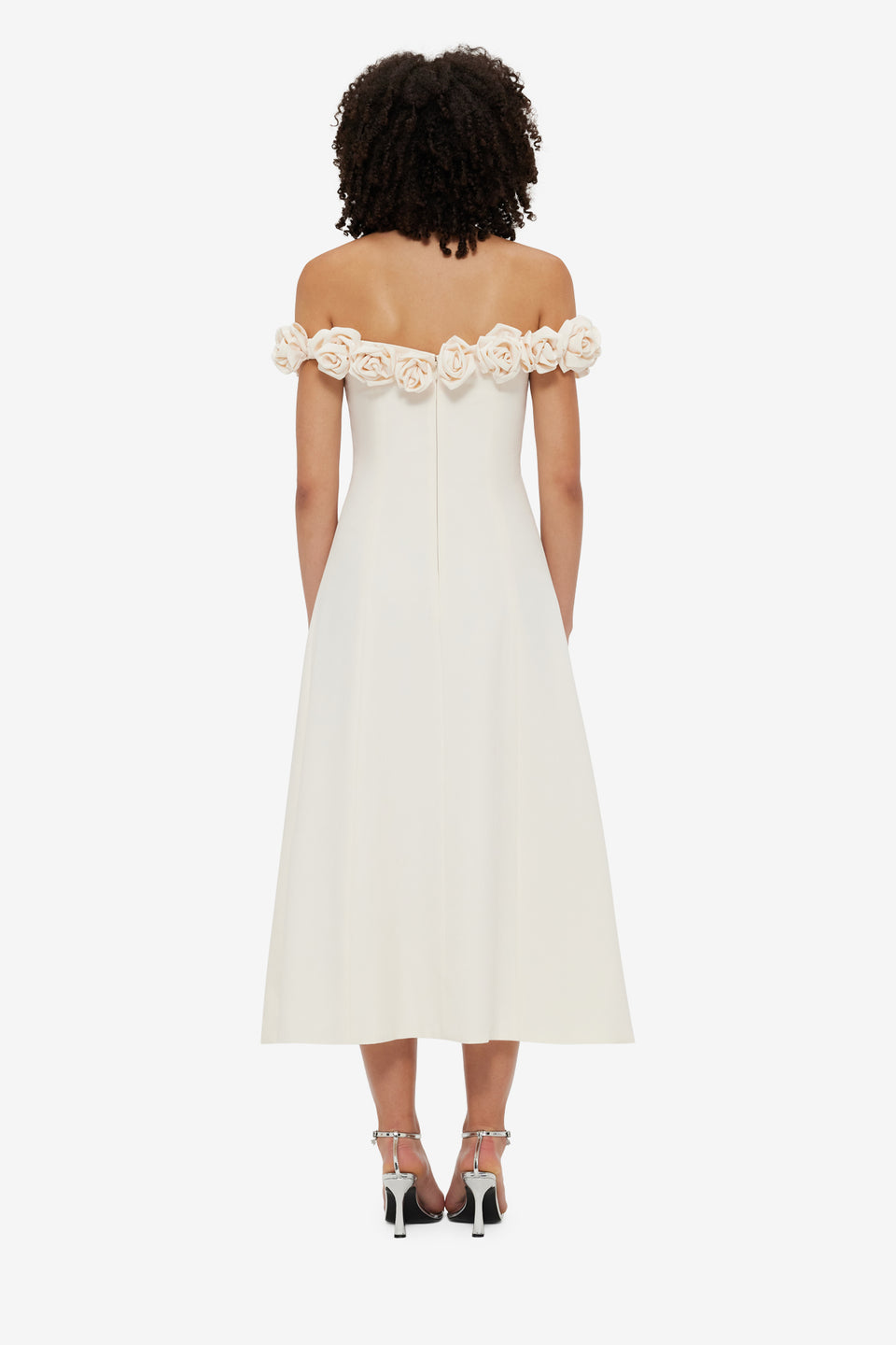 Exclusive LEO LIN Annette Off Shoulder Midi Dress