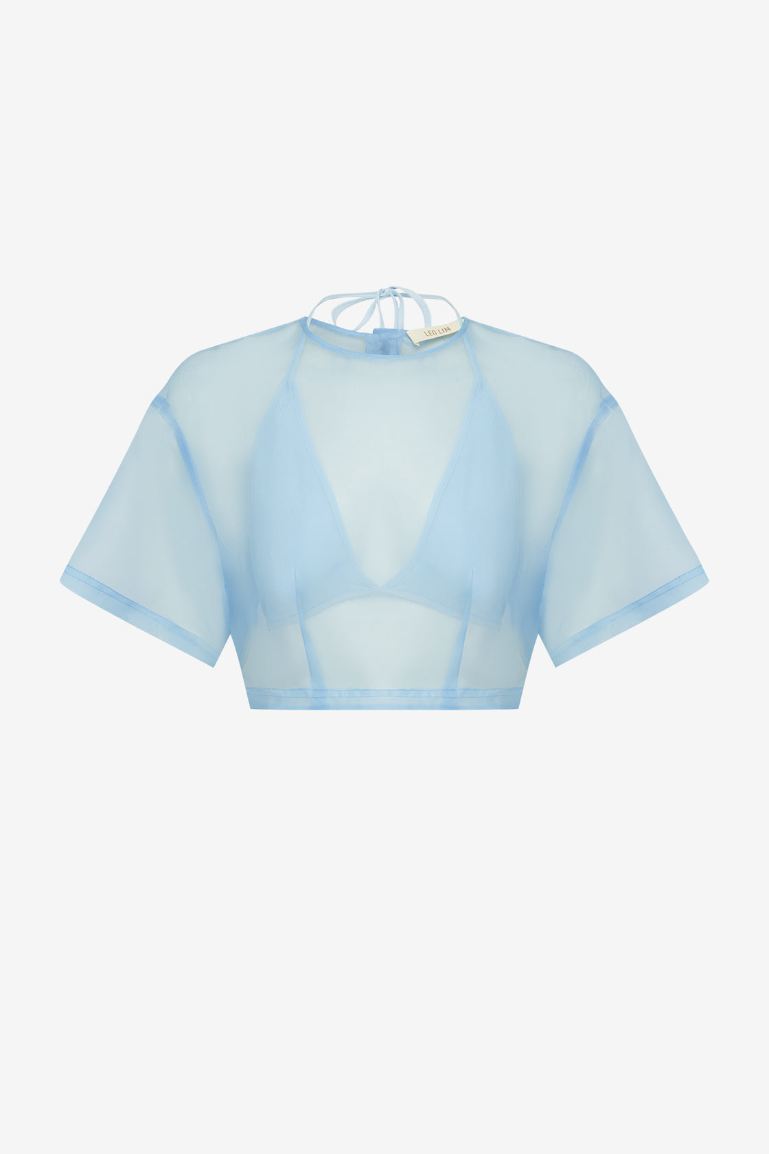 Exclusive LEO LIN Indie Sleeve Top - Powder Blue